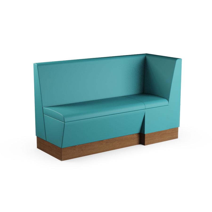 Large Extended Corner Booth Unit